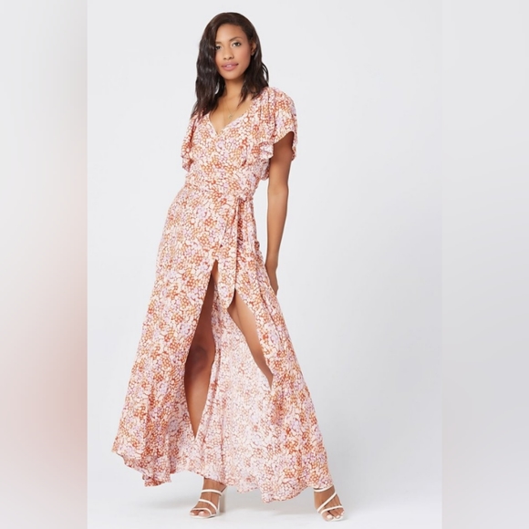 L*Space Pamela Cover-up Maxi Wrap Dress - Picture 6 of 10